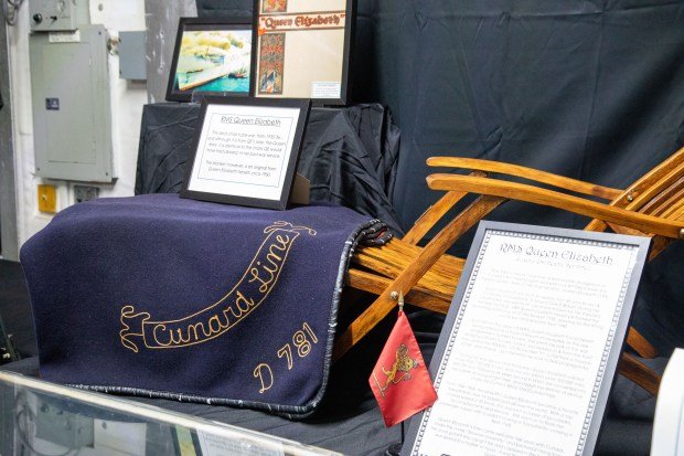 A new visitor display onboard the S.S. Lane Victory, a...