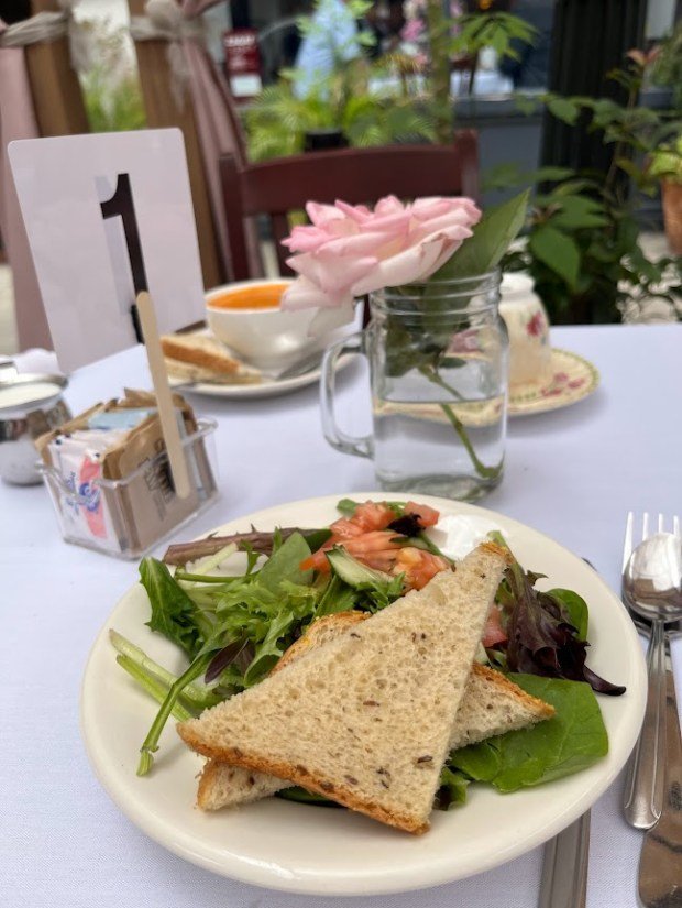 The tea sandwiches at Chado Tea Room in Pasadena. (Photo...