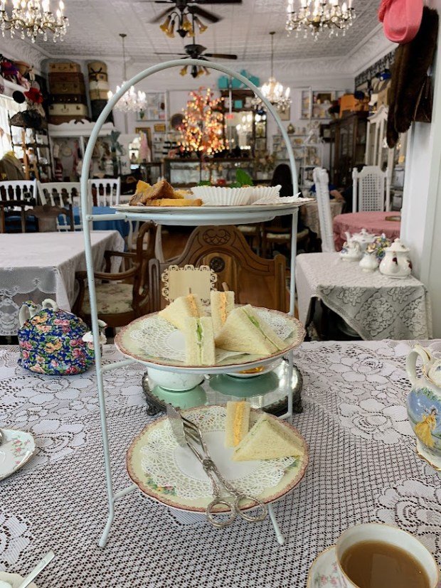 Tea sandwiches served at the Olde Magnolia Tea Room in...