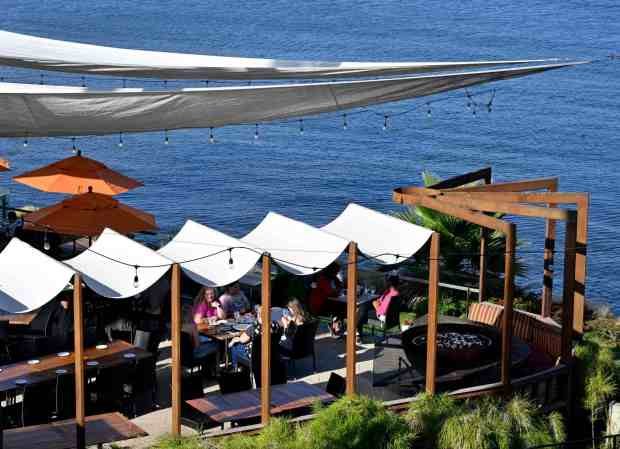 Outdoor dining at Fuego in the Hotel Maya in Long Beach on Wednesday, June 19, 2024. (Photo by Keith Birmingham, Pasadena Star-News/ SCNG)