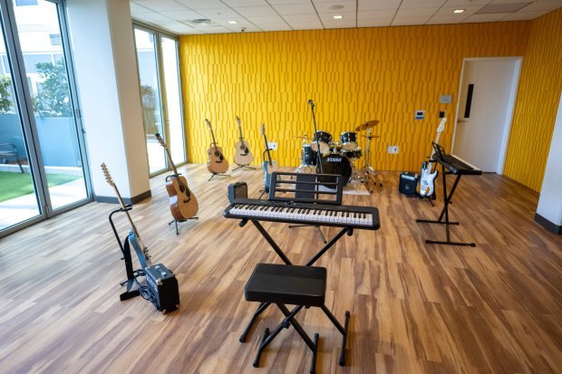 The Music Room in the Weingart Tower, a 19-story, 278-unit...