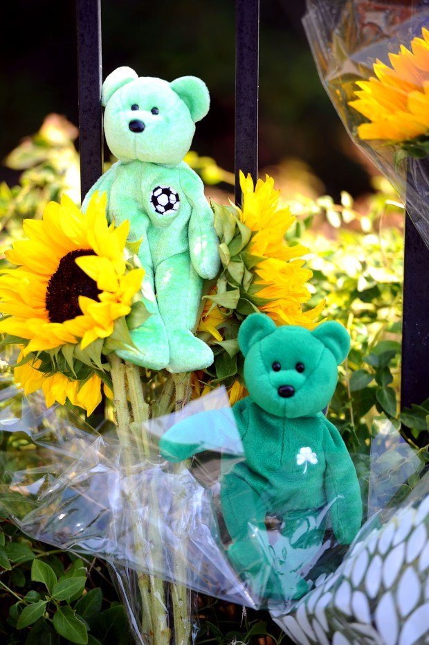 A memorial is growing for Mark and Jacob Iskander who...