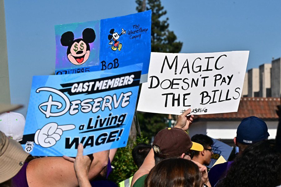 Disneyland protest