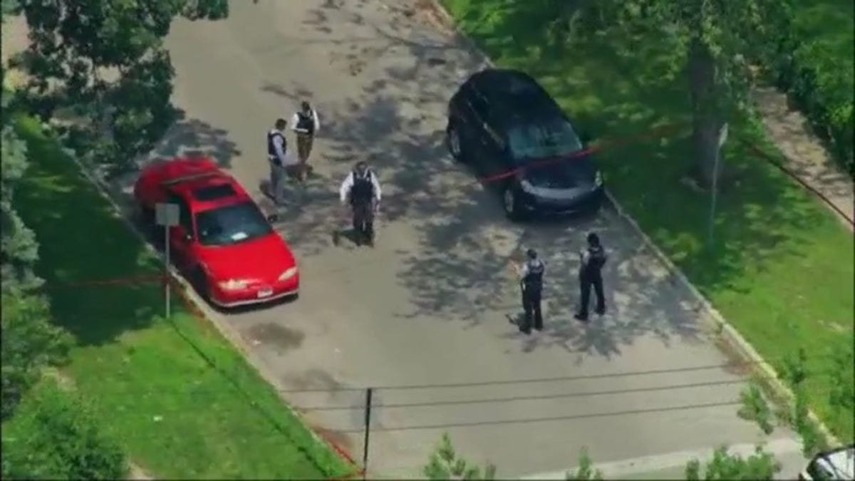 Shooting scene in Chicago