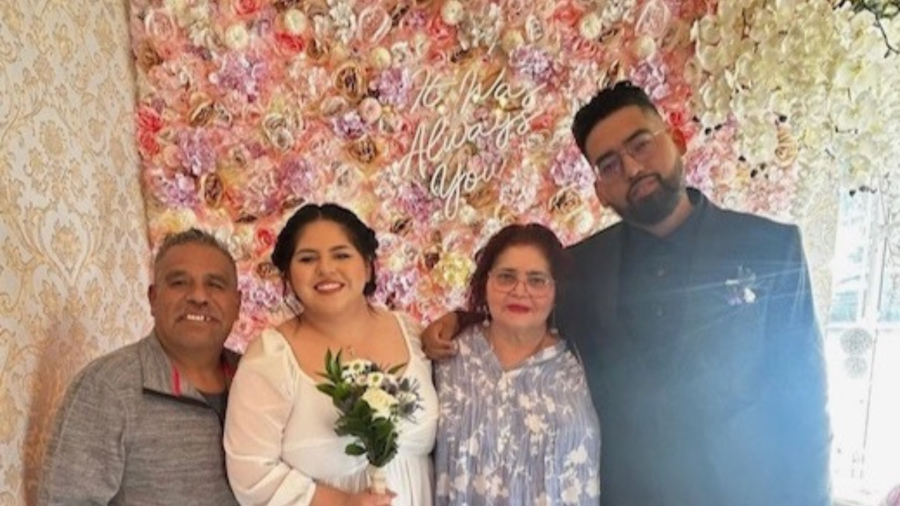 Leyda Medina is pictured with her family. (Medina Family)