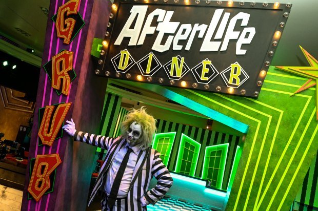 Beetlejuice at the new Afterlife Experience at Ovation Hollywood on...