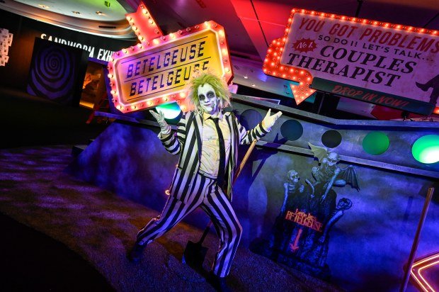 Beetlejuice at the new Afterlife Experience at Ovation Hollywood on...