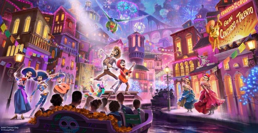 The first-ever attraction themed to Pixar's “Coco” is coming to Disney California Adventure. (Disney Parks)