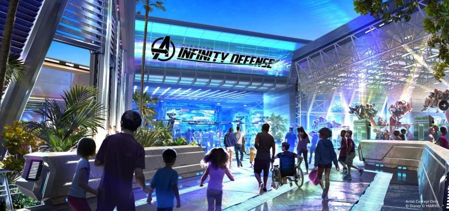 Avengers Campus at Disneyland will double in size with two brand new attractions. Get ready for Avengers Infinity Defense and Stark Flight Lab. (Disney Parks)