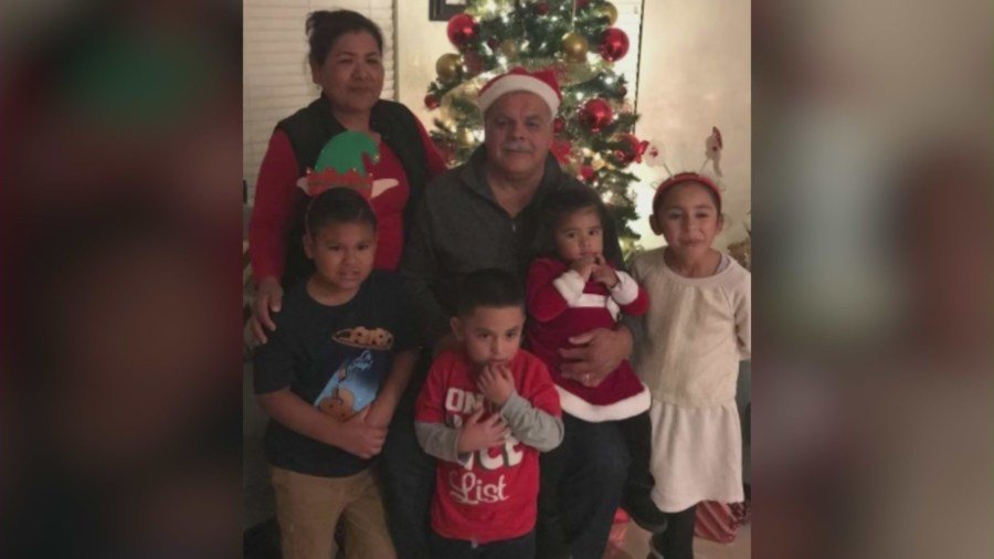 Margarita Galindo and her husband, Florencio Galindo, are seen with their grandchildren. (Galindo Family)