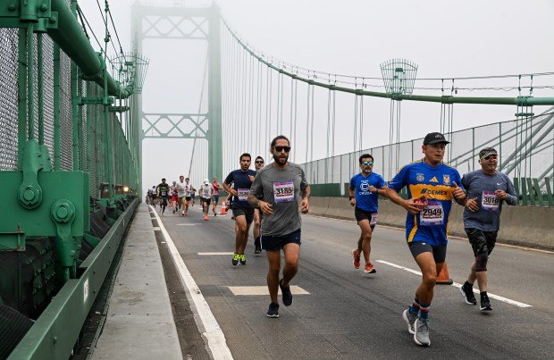 Thousands of runners gather to participate in the 15th annual...