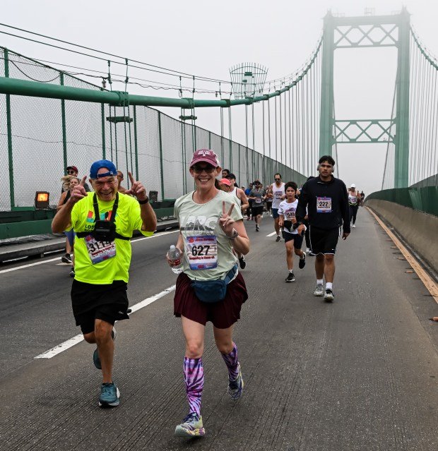 Thousands of runners gather to participate in the 15th annual...