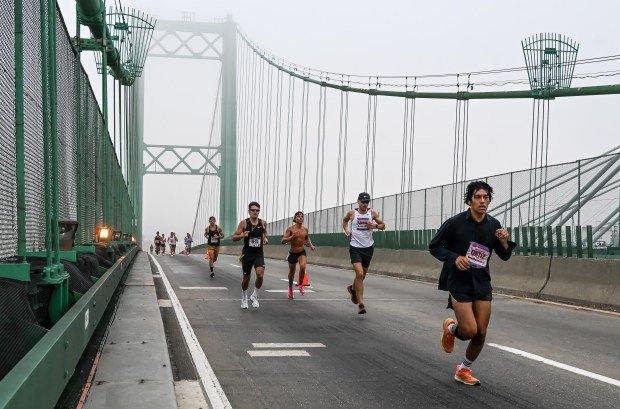 Thousands of runners gather to participate in the 15th annual...