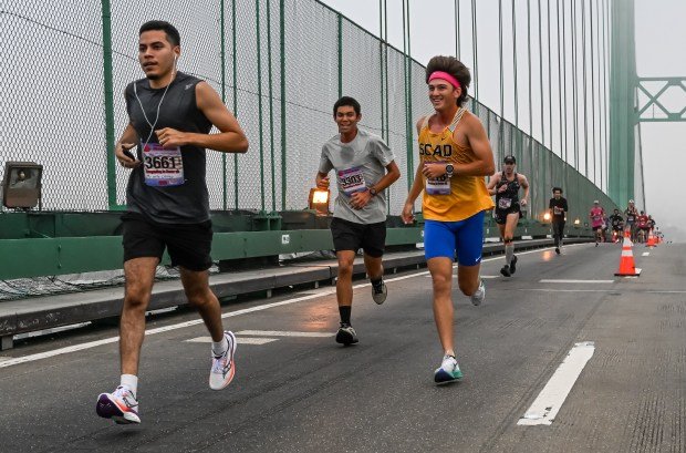 Thousands of runners gather to participate in the 15th annual...