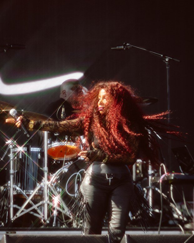 Chaka Khan performing at the Love stage at Fool In...