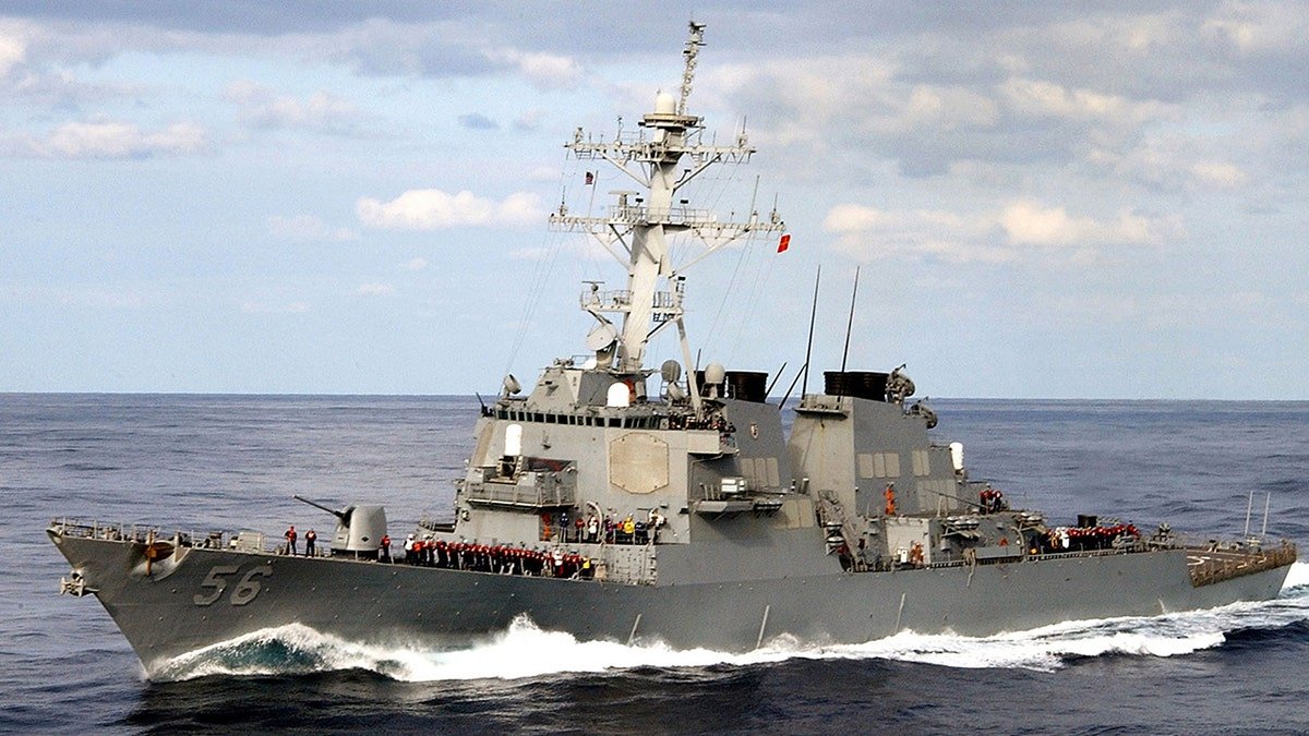 USS John McCain in Pacific