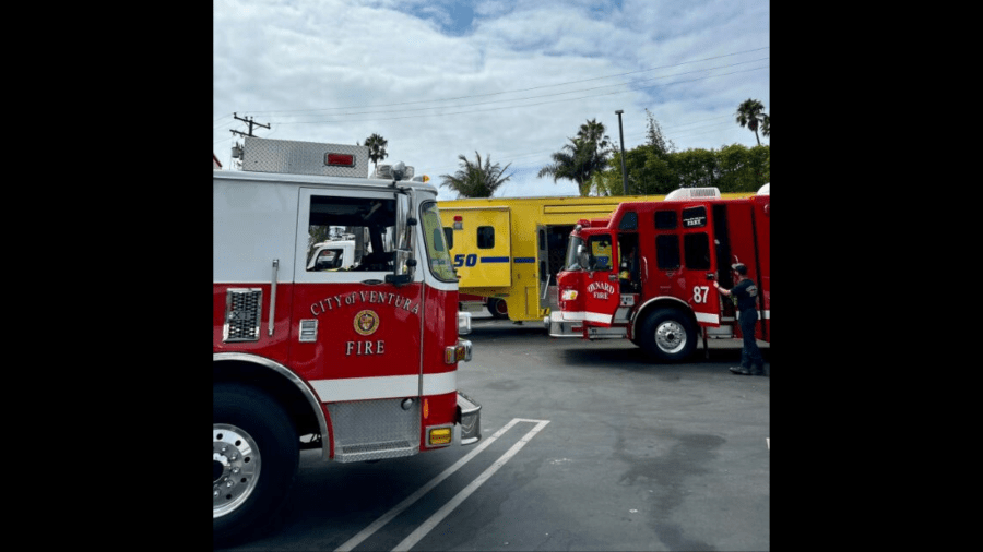 A methane gas leak forced evacuation orders in Ventura on September 19, 2024. (Ventura Police)