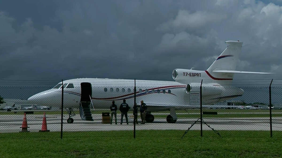 Venezuelan President Nicolas Maduro's plane in Florida